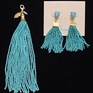 Fringe Earrings & Tassel Pendant